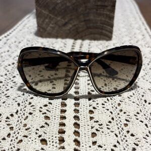 Valentino Tortoise Shell Sunglasses